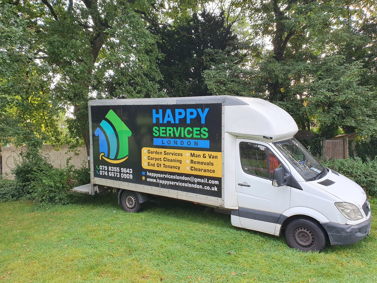 Commercial Green Waste Removal by Happy Services London